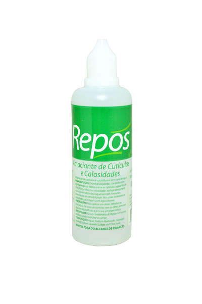 Repos Amaciante Cutículas Calosidade Liquido Repos 150ml
