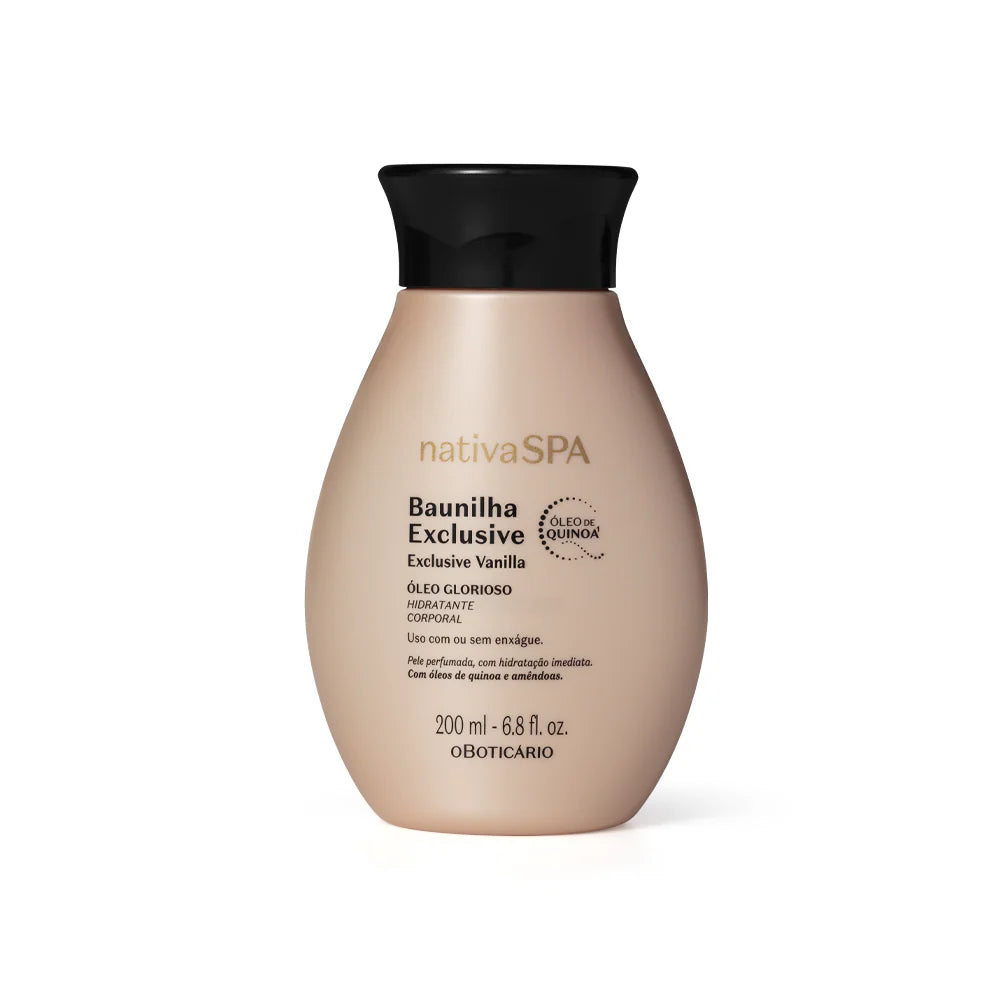 Óleo Hidratante Nativa Spa Baunilha de Madagascar 200ml