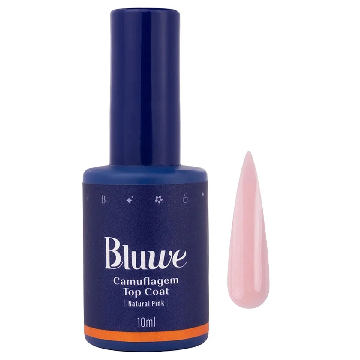 bluwe camuflagem top coat natural pink