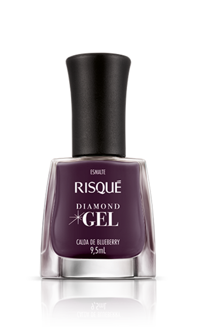 Risque Esmalte Dimond Gel Calda de Blueberry