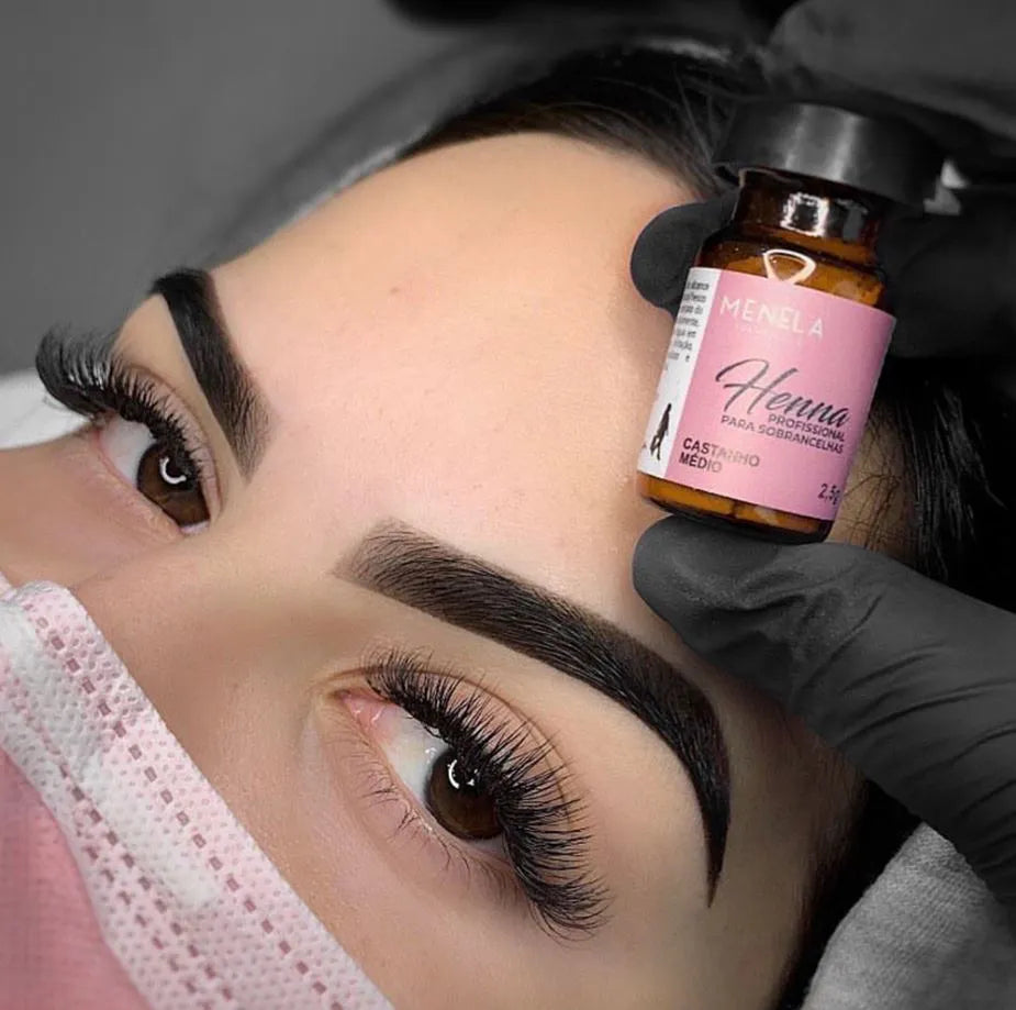 Menela Kit Henna Castanho Medio