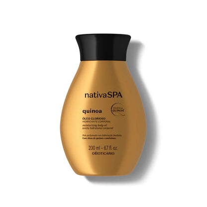 Óleo Glorioso de Banho Nativa Spa Quinoa e Amêndoas, 200ml