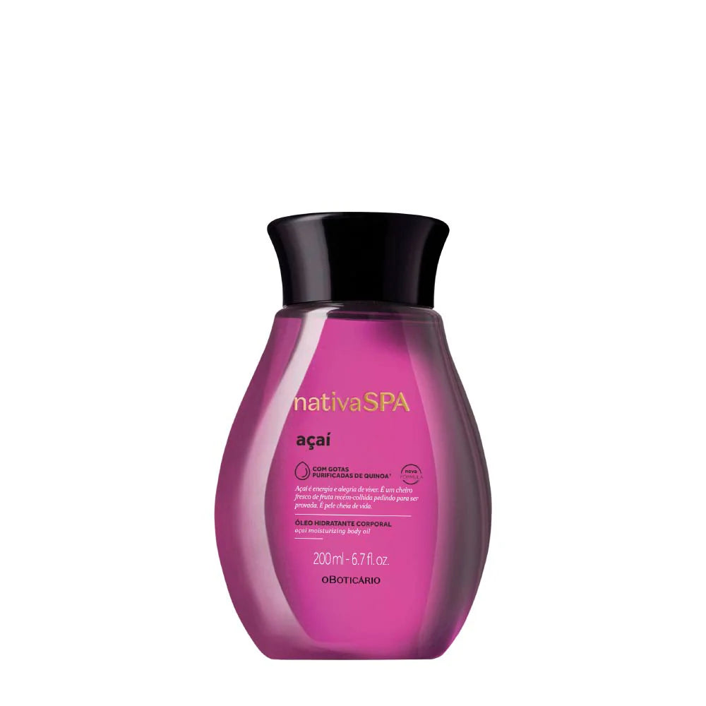 Óleo Glorioso de Banho Nativa Spa Açaí, 200ml
