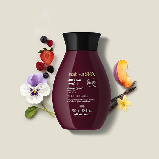 Óleo Hidratante Nativa Spa Ameixa Negra, 200ml