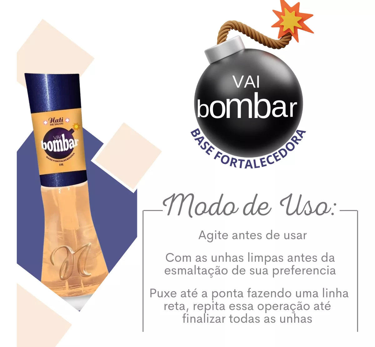 Nati Base fortalecedora Vai Bombar