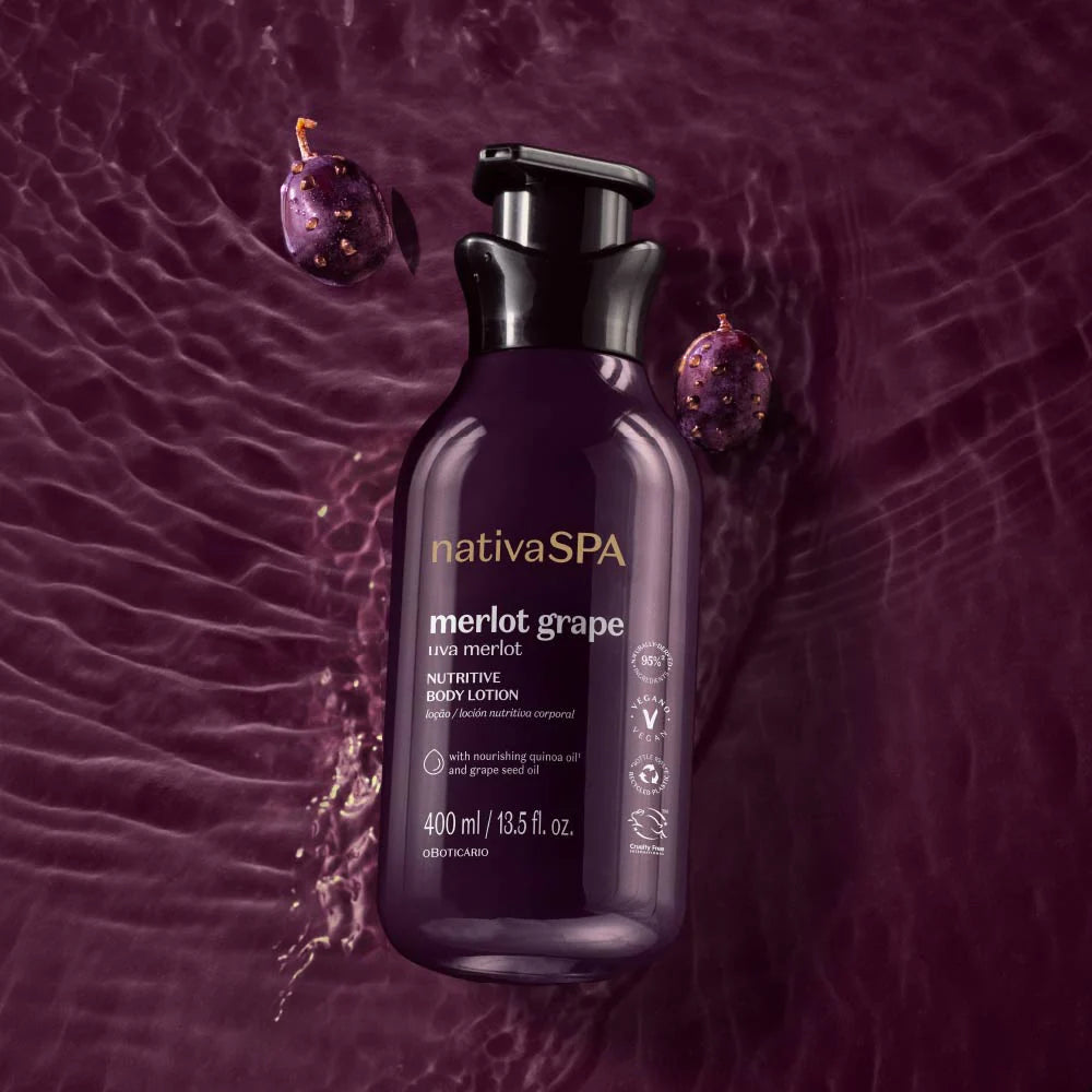 Loção Hidratante Corporal Nativa Spa Uva Merlot 400ml
