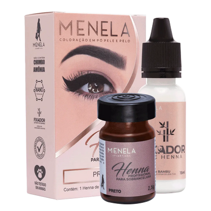 Menela Kit Henna Preto