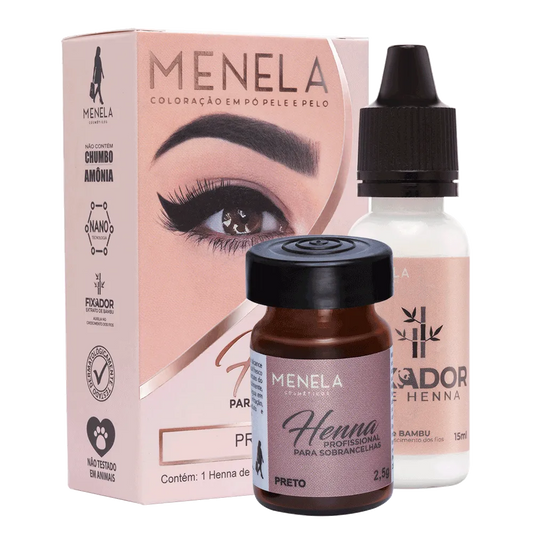 Menela Kit Henna Preto